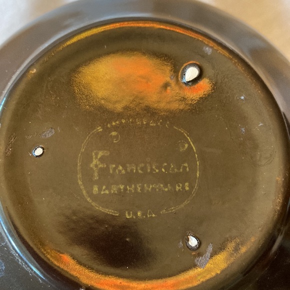 Vintage, Franciscan earthenware, Madeira creamer, and sugar set - Picture 4 of 5